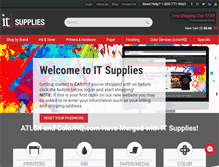 Tablet Screenshot of itsupplies.com
